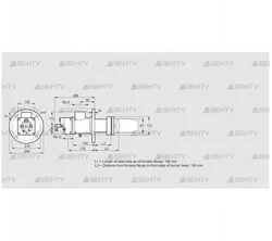 BIC 80RM-100/135-(12)E (84032029) Газовая горелка Kromschroder