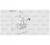 VCS2E32R/32R05LNWR/PPPP/PPPP (88106963) Сдвоенный газовый клапан Kromschroder