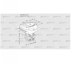 IFC115/15R05-15PPPP/20-30W3TR10-I (88303489) Регулирующий клапан с сервоприводом Kromschroder