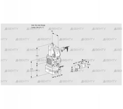 VAG1-/25R/NWAE (88028697) Газовый клапан с регулятором соотношения Kromschroder