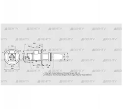 BIC 80RM-300/335-(12)E (84032049) Газовая горелка Kromschroder