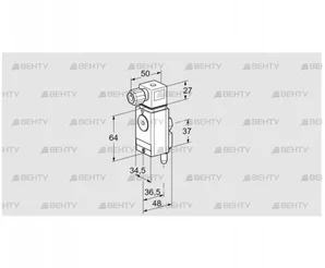 DG 60/150VC4-6WG (84448937) Датчик-реле давления газа Kromschroder