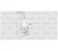 VAS240R/LWGL (88010291) Газовый клапан Kromschroder