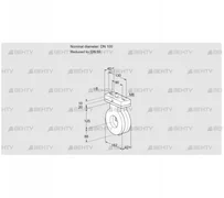 BVA100/65Z05V (88302976) Дроссельная заслонка Kromschroder