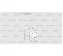 BVA40Z05 (88300099) Дроссельная заслонка Kromschroder