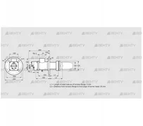 BIC 100HD-0/35-(115B)F (84199291) Газовая горелка Kromschroder