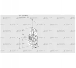 VAD2-/40R/NW-50A (88017149) Газовый клапан с регулятором давления Kromschroder