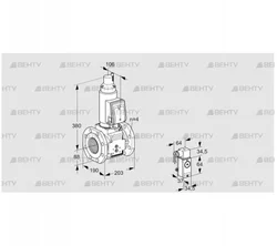 VAS7T80A05LQGRE/4P/P3 (88205166) Газовый клапан Kromschroder