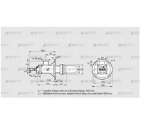 BICA 65HB-550/685-(34A)DR (84099612) Газовая горелка Kromschroder