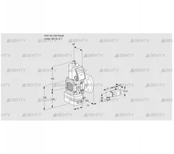 VAD3-/50F/NW-25A (88031721) Газовый клапан с регулятором давления Kromschroder