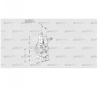 VAD125R/NQGR-50A (88032533) Газовый клапан с регулятором давления Kromschroder