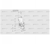 VAG1T-/15N/NQSLBA (88031801) Газовый клапан с регулятором соотношения Kromschroder