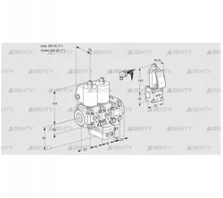 VCG1E25R/25R05NGEVWL/PPZS/PPPP (88104602) Клапан с регулятором соотношения Kromschroder